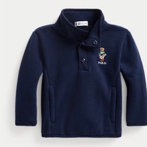Polo Bear Brushed Fleece Pullover-BabyBoy-New-24 months